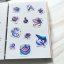 Noční oceánská párty | Malé kusové samolepky pro diář i scrapbook