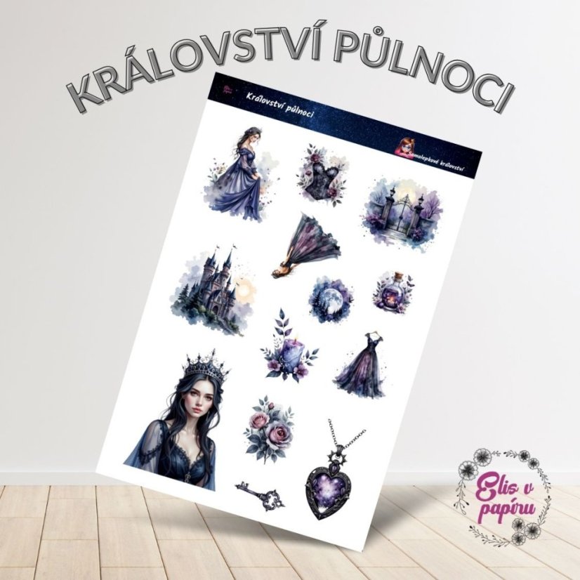 Království půlnoci | Samolepky do diáře
