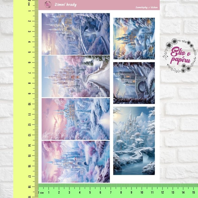 Samolepky do diáře i na scrapbook od Elis v papíru. Tyto boxy sedí i do diářů happy Planner.