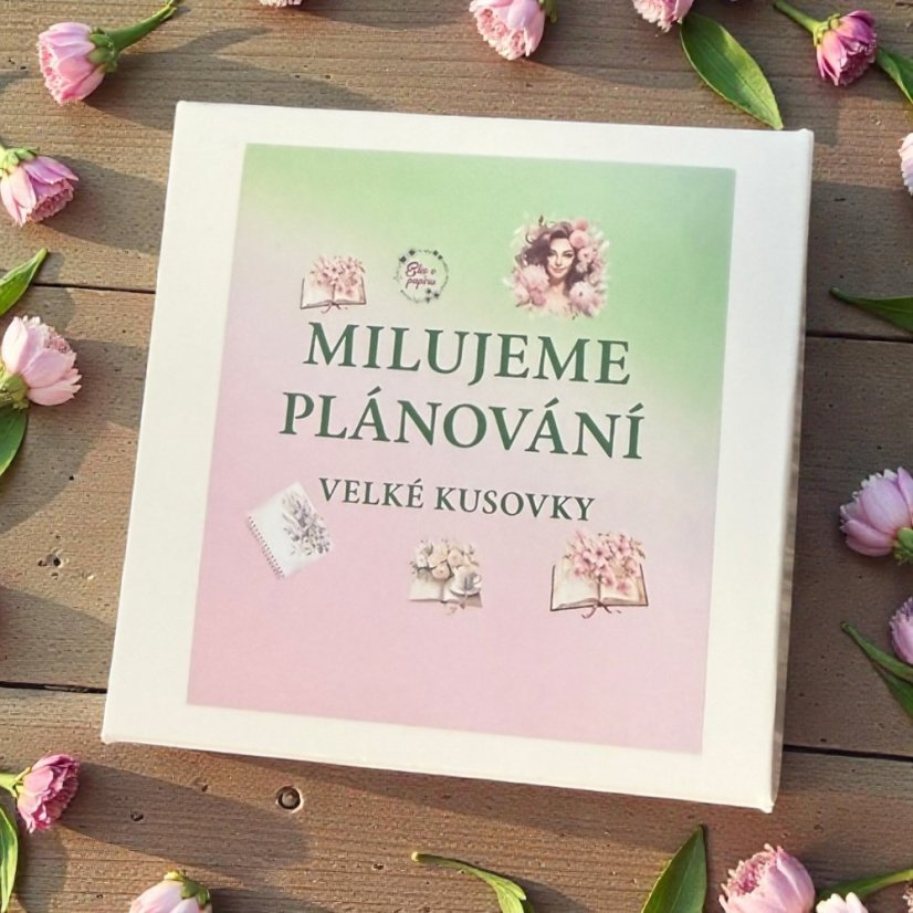 Milujeme plánování | Velké kusové samolepky do diáře i pro scrapbook
