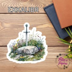Exkalibr | Samolepka do diáře