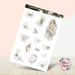 Naděje pod sněhem | Samolepky do diáře