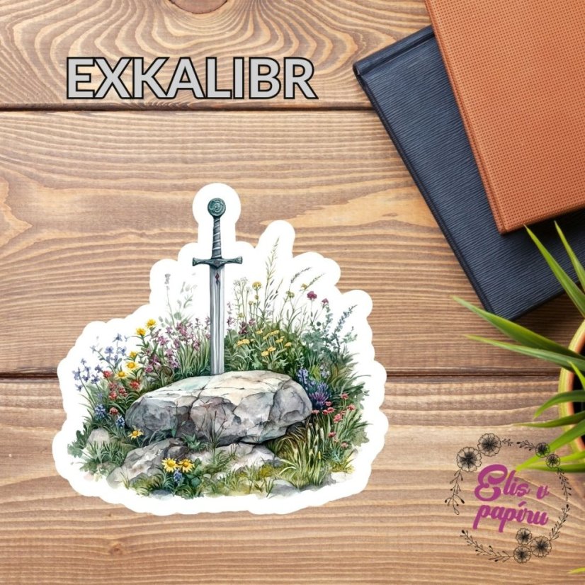 Exkalibr | Samolepka do diáře