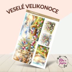 Velikonoční samolepky nejen do diáře od Elis v papíru. Diářové samolepky s motivy Velikonoc.