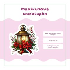 Čas pohody a světýlek | Samolepka do diáře