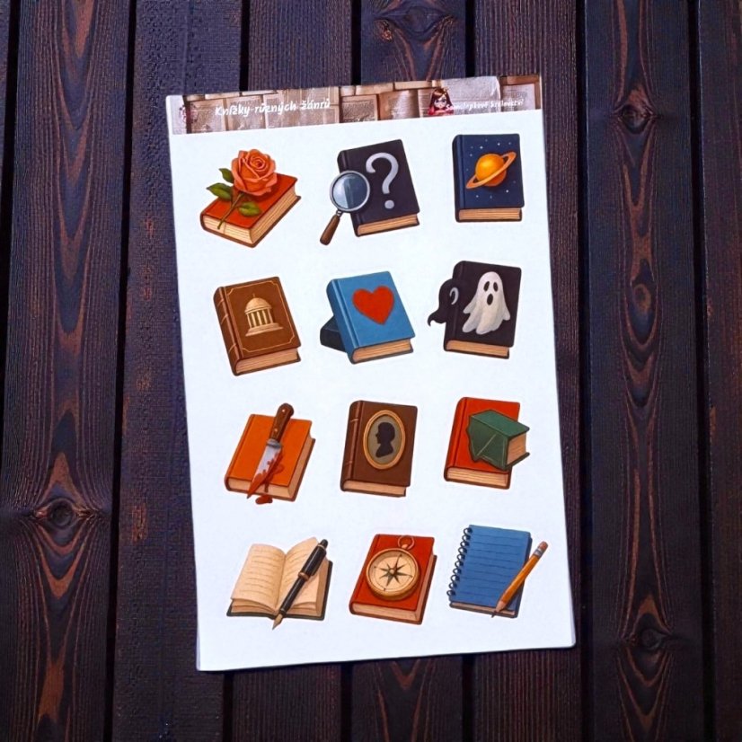 Knihomolka s tužkou v ruce | Balíček z mystery boxu pro knihomolky