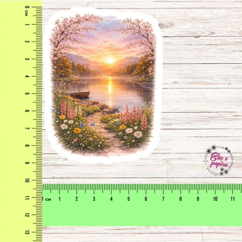 Východ slunce | Samolepka do diáře