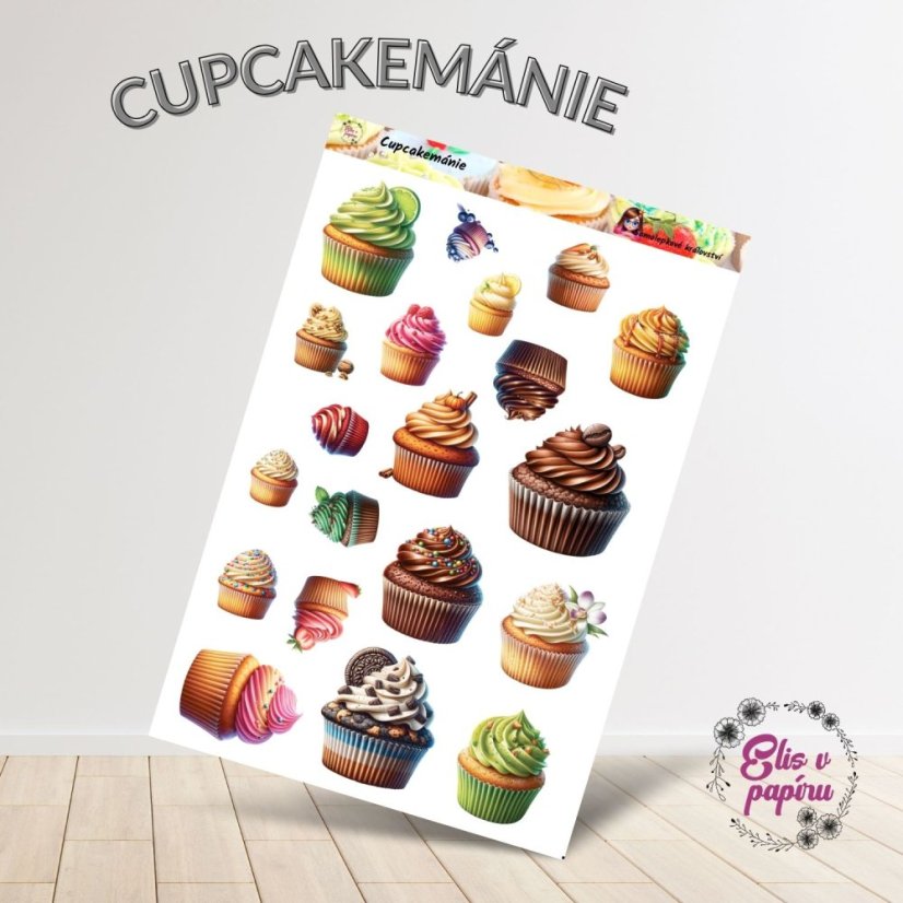 Cupcakemánie | Samolepky do diáře