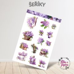 Šeříky | Samolepky do diáře