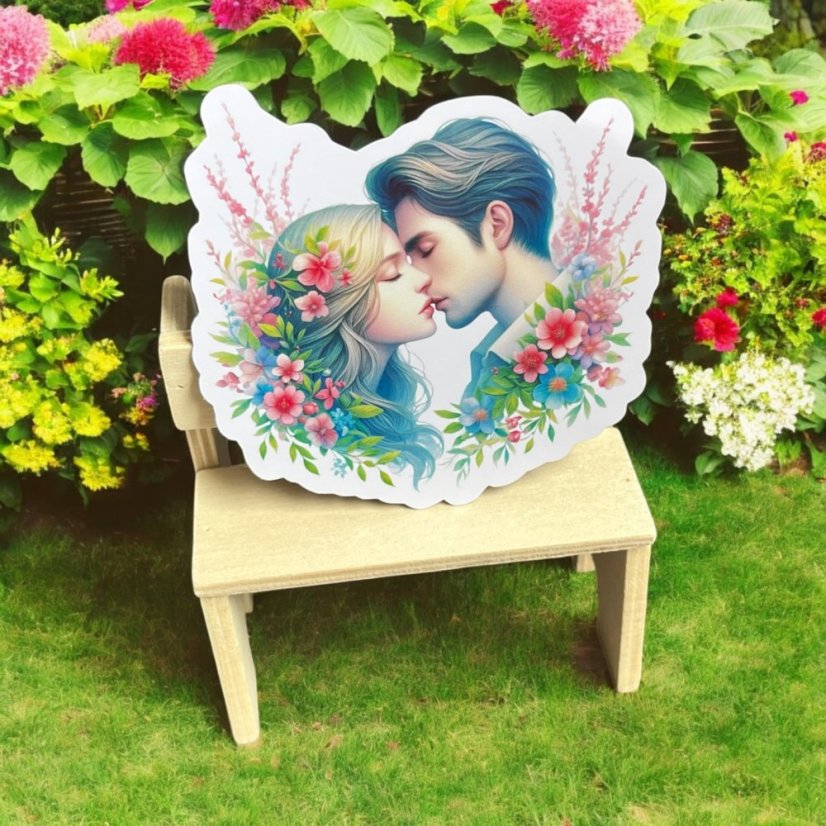 Romantická chvilka | Maxi kusová samolepka pro diář i scrapbook