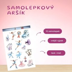 Krasobruslení | Samolepky do diáře | Limitka