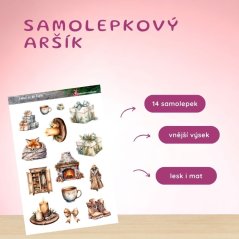 Zabal se do tepla | Samolepky do diáře