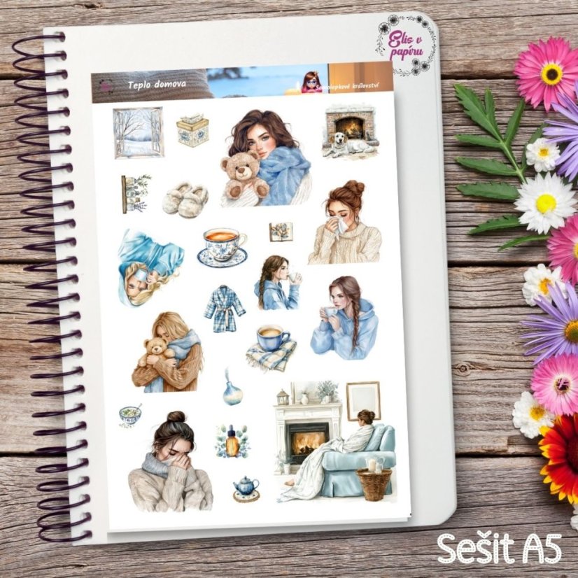 Teplo domova | Samolepky do diáře