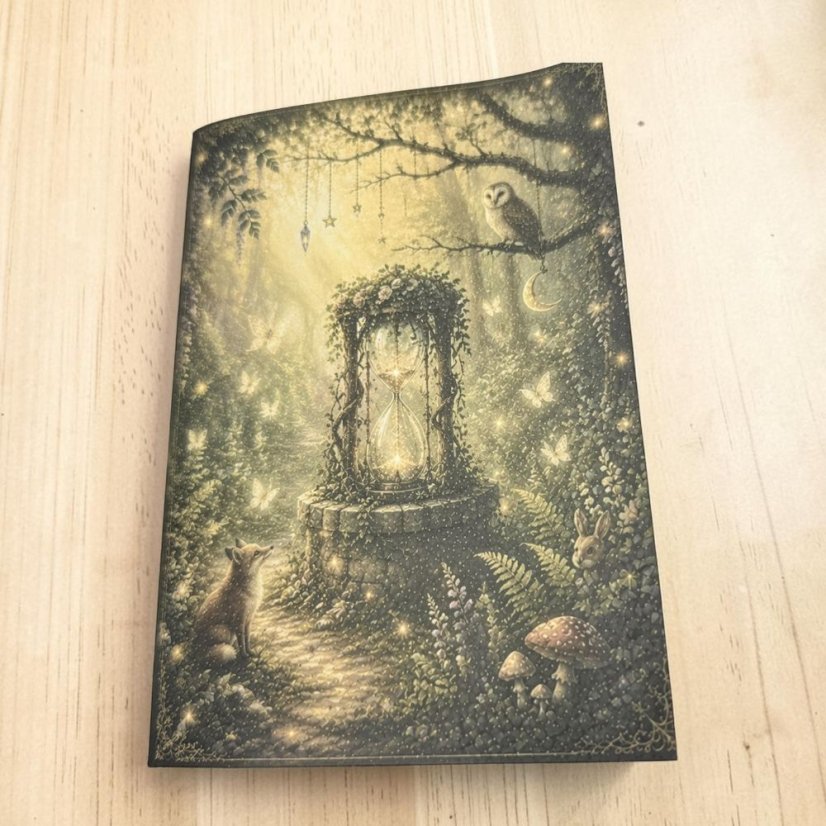 Vintage sešit magického lesa