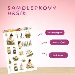 Bylinkové pohlazení | Samolepky do diáře