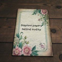Něžné květy | Dopisní papíry