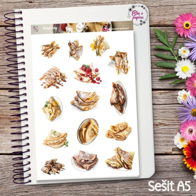 Palačinky | Samolepky do diáře