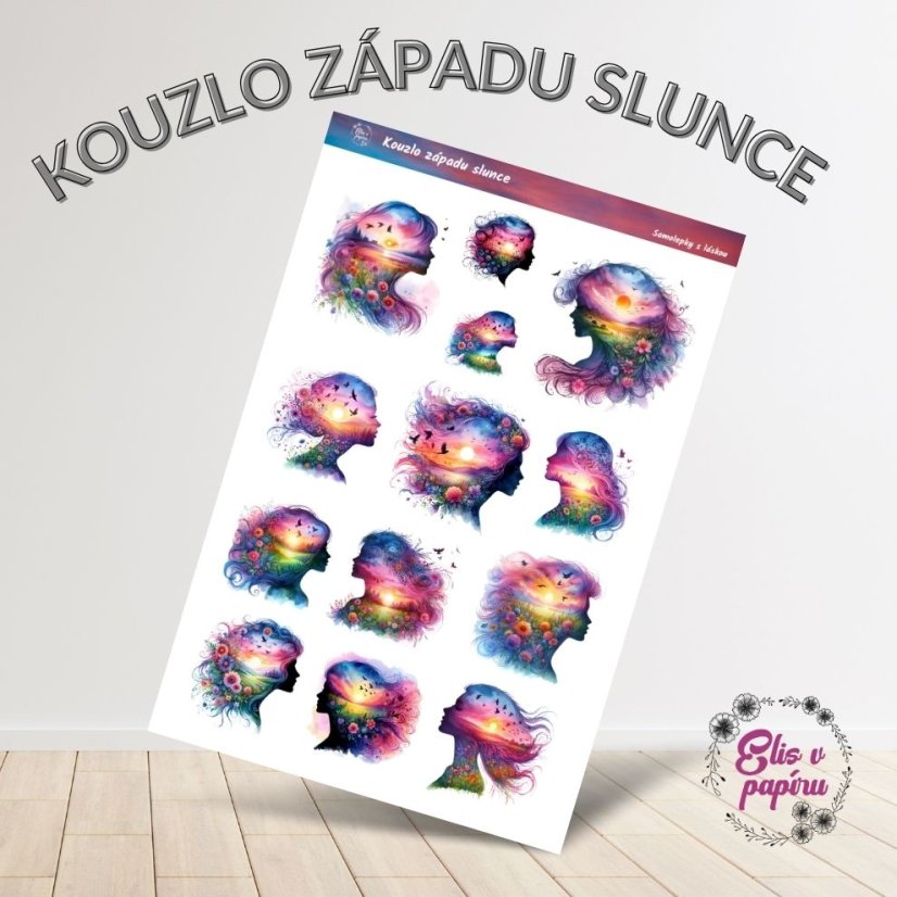 Kouzlo západu slunce | Samolepky do diáře