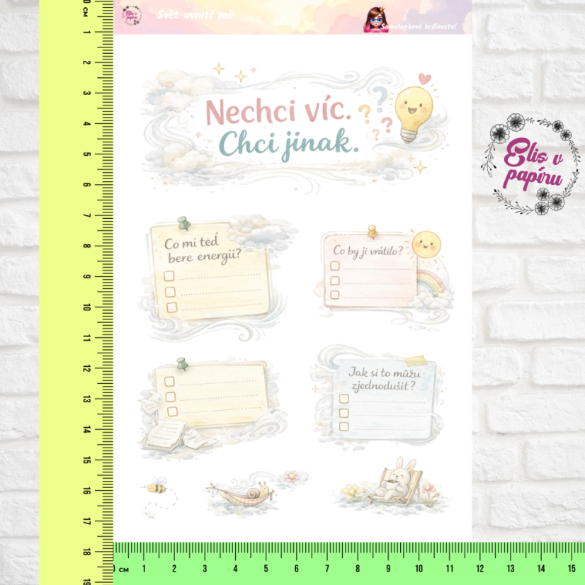 Svět uvnitř mě | Samolepky do diáře