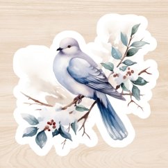 Ledový zpěv ptáčka | Samolepky do diáře