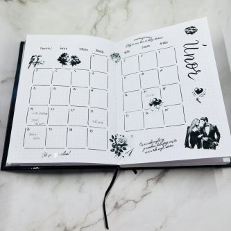 Bujo výzva 7 - Jak na dokonalý měsíční přehled v bujo: Od základů po pokročilé techniky
