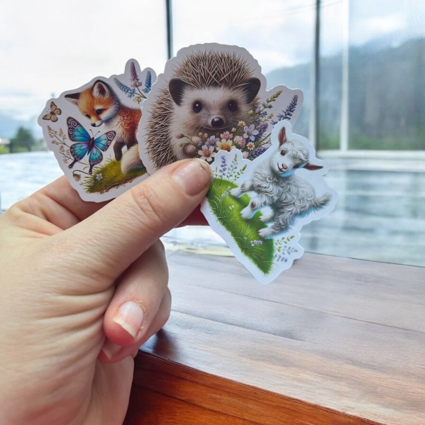 Jarní mláďátka | Velké kusové samolepky pro diář i scrapbook
