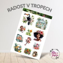 Radost v tropech | Samolepky do diáře
