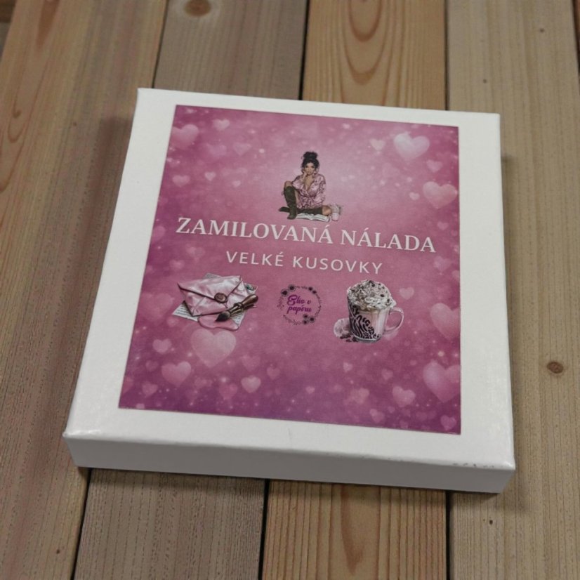 Zamilovaná nálada | Velké kusové samolepky pro diář i scrapbook