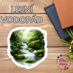 Lesní vodopád  | Samolepky do diáře