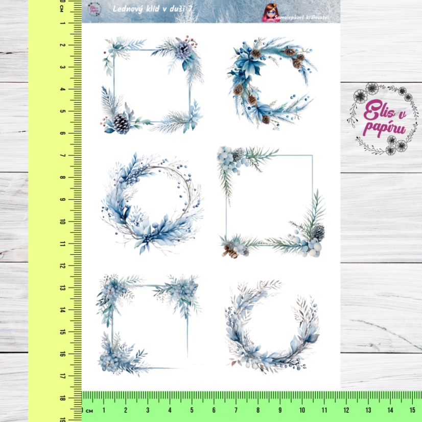 Lednový klid v duši | Měsíční samolepkový kit | 2026