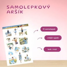 Louka, moře a já | Samolepky do diáře
