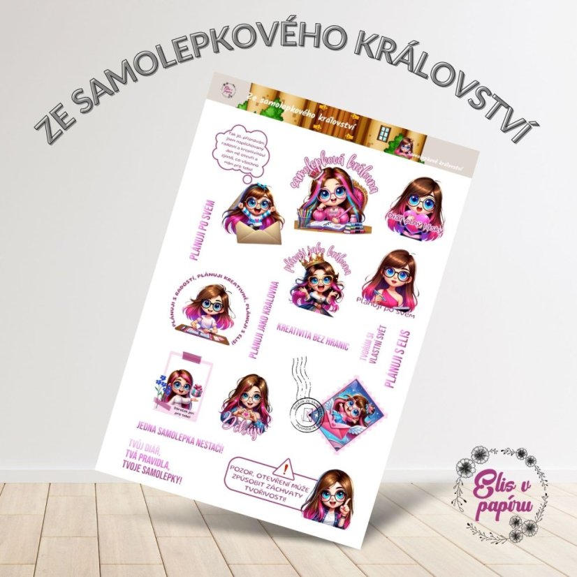 Ze samolepkového království | Samolepky do diáře