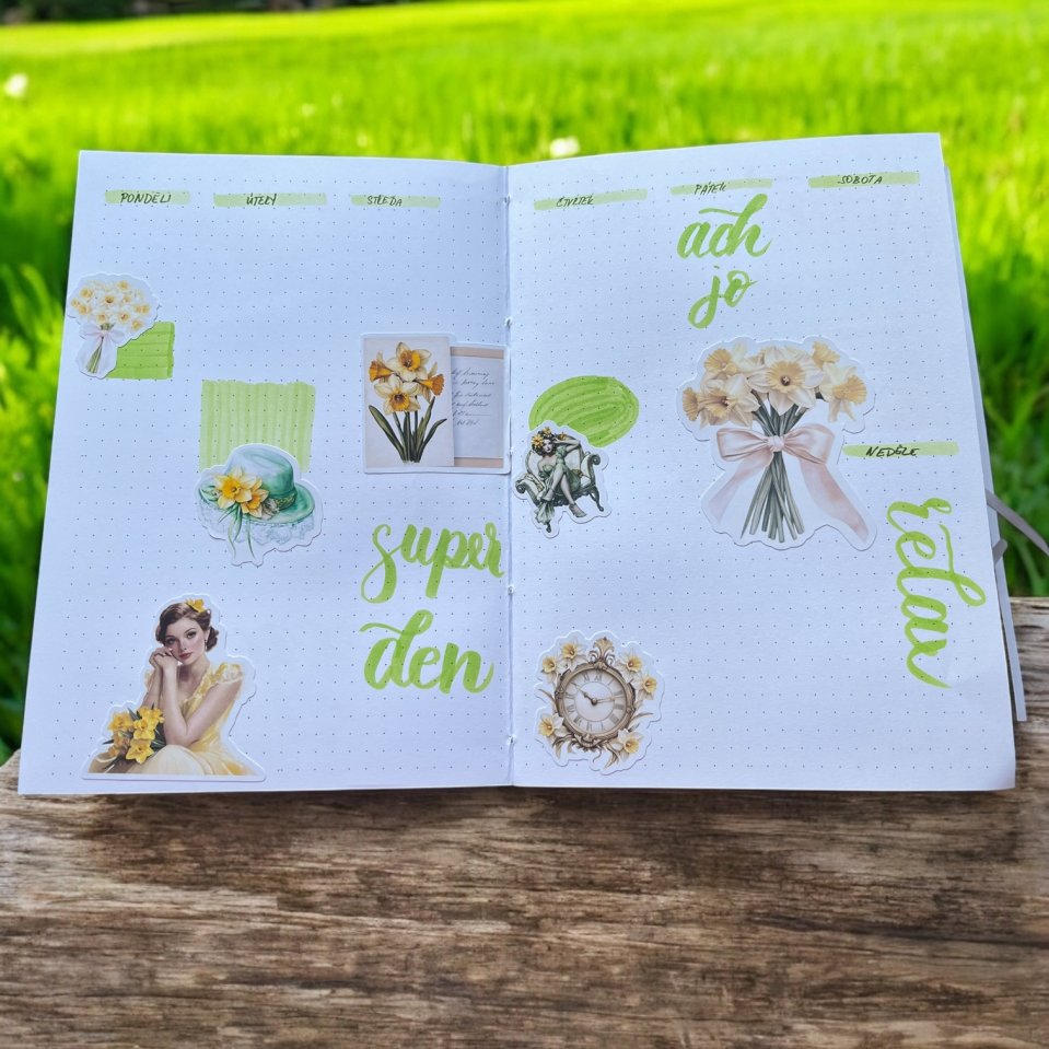 Měsíční kit Březnový narcisový sen v akci