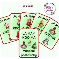 Dětská karetní hra Já mám, kdo má od Elis v papíru
