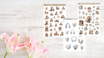 Samolepky hygge a boho