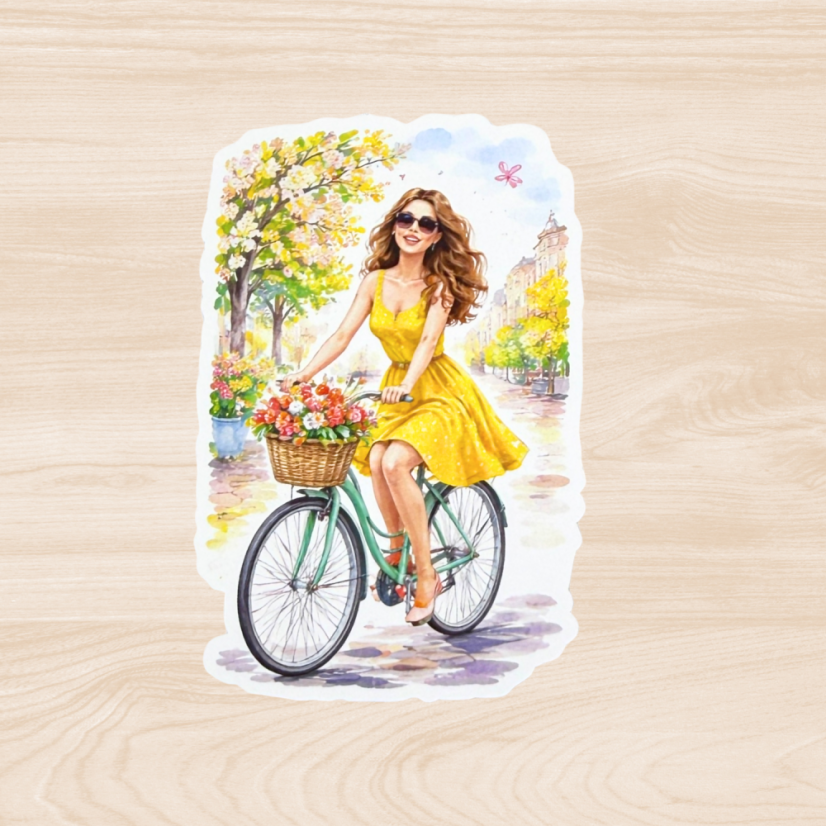 Městečko v dubnu | Měsíční samolepkový kit | 2026