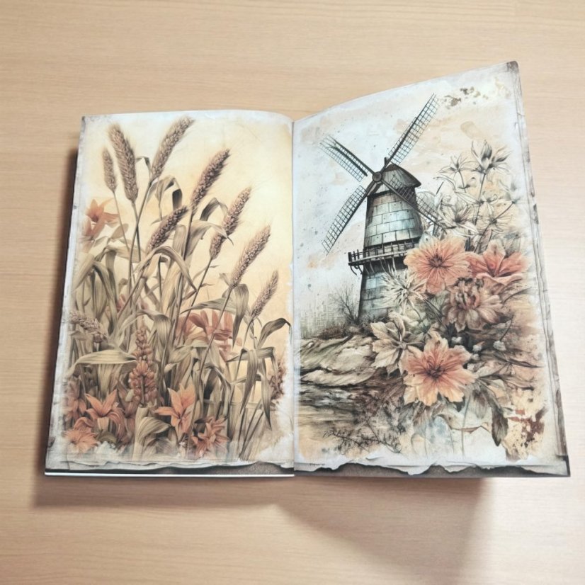 Vintage sešit Babí léto