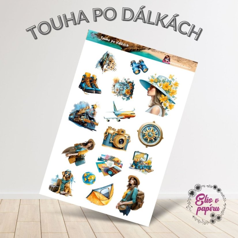 Touha po dálkách | Samolepky do diáře