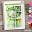 Arch samolepek "Matcha", pastelové barvy, zelený motiv, diářové samolepky, plánování, bujo, samolepky na scrapbook.