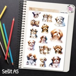 Roztomilé samolepky s pejsky pro tvůj diář, bujo nebo scrapbook. Přidej do svého plánování trochu psí radosti a roztomilosti. Roztomilé samolepky s pejsky pro tvůj diář, bujo nebo scrapbook. Přidej do svého plánování trochu psí radosti a roztomilosti.