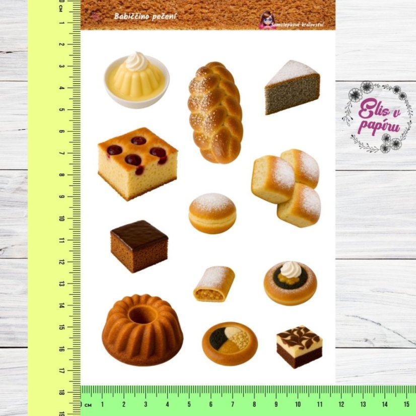 Babiččino pečení | Samolepky do diáře
