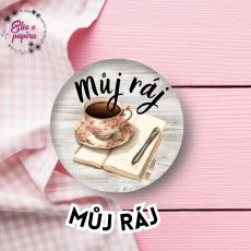 Placka se špendlíkem pro každou Planner lover. Každá plánovačka ví, že není nic lepšího než diář a káva.