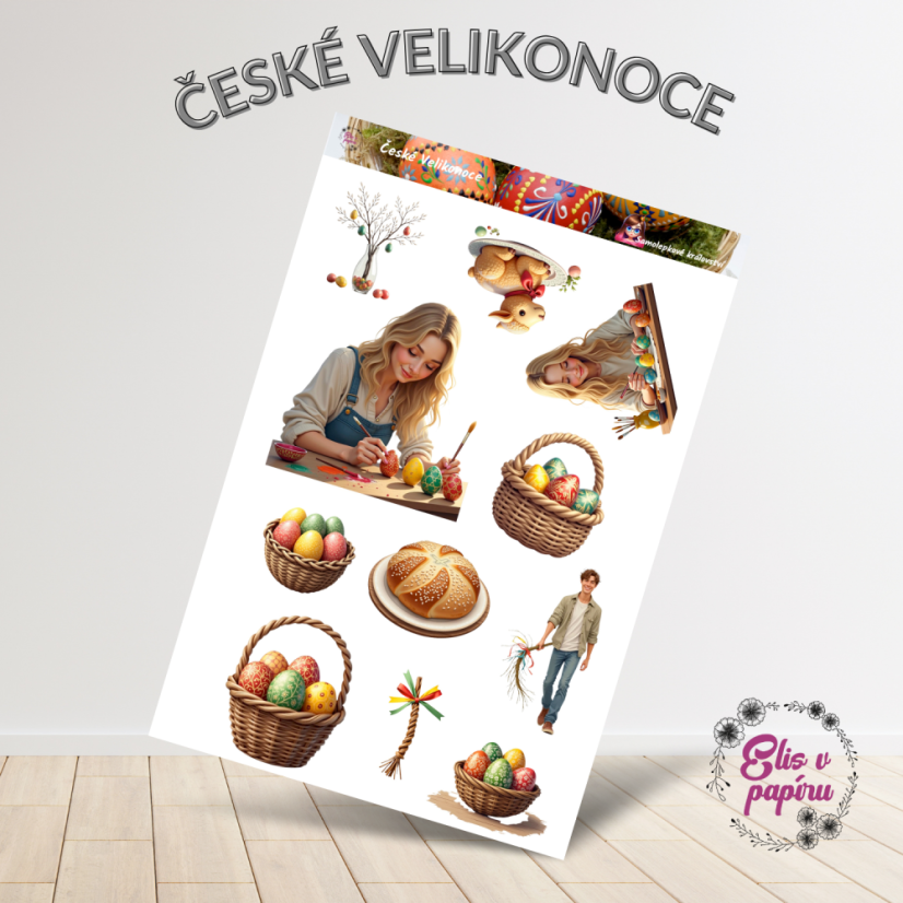 České Velikonoce | Samolepky do diáře