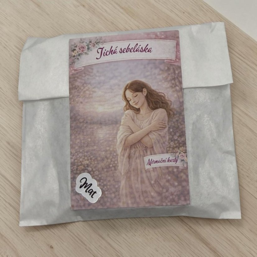 Tichá sebeláska | Velké kusové samolepky afirmačních kartiček