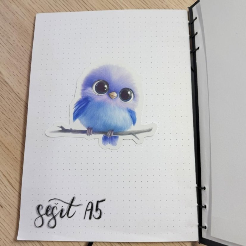 Malý roztomilý ptáček | Samolepka do diáře