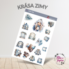 Krása zimy | Samolepky do diáře
