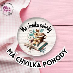 Placka má chvíle pohody od Elis v papíru potěší každou knihomolku