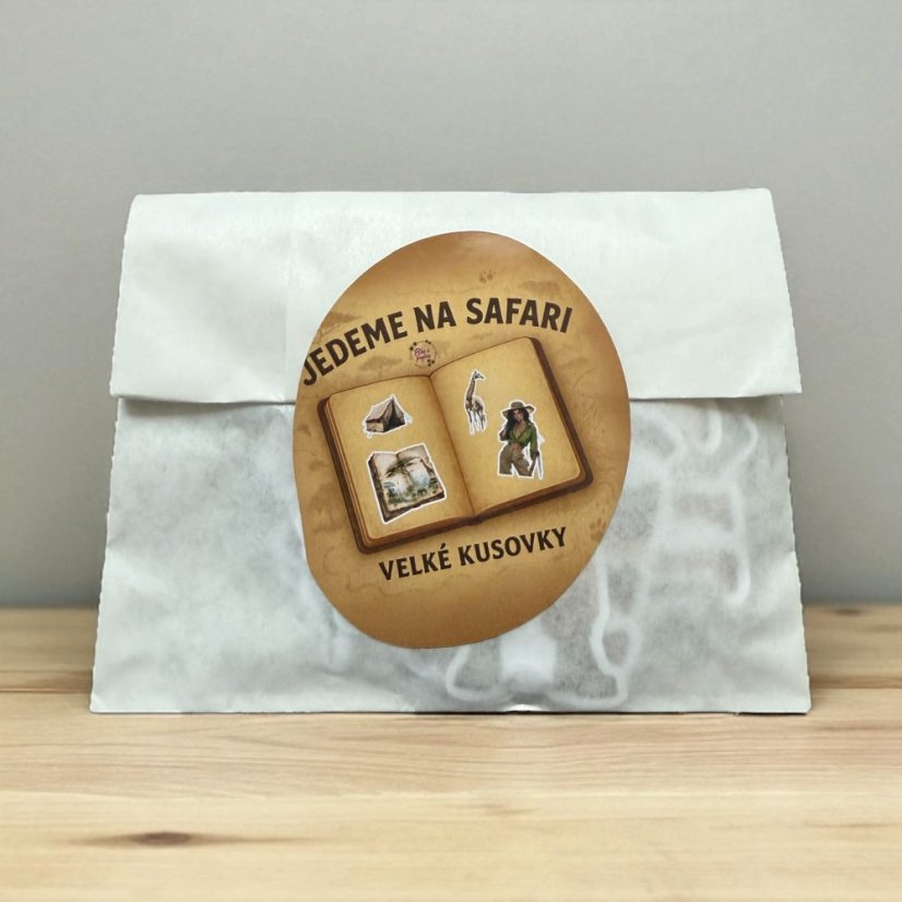 Jedeme na safari | Velké kusové samolepky do diáře i pro scrapbook