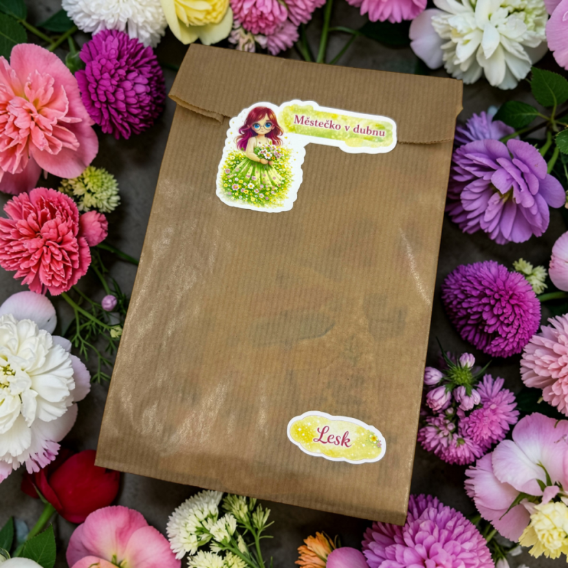 Městečko v dubnu | Měsíční samolepkový kit | 2026
