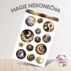 Magie nekonečna | Samolepky do diáře